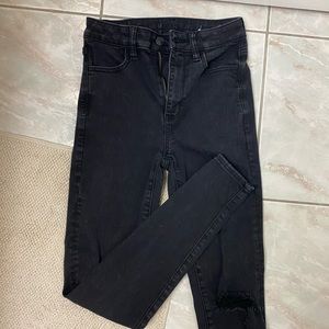 American eagle super high rise jeans